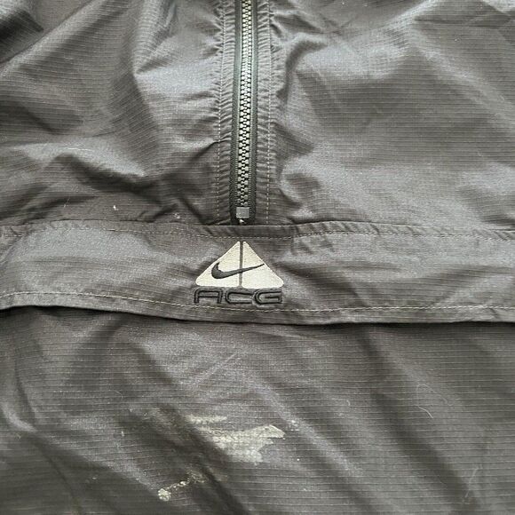 Vintage 90s Nike ACG Mens Size XL Center Swoosh Spell Out Packable Rain Jacket - Picture 3 of 10